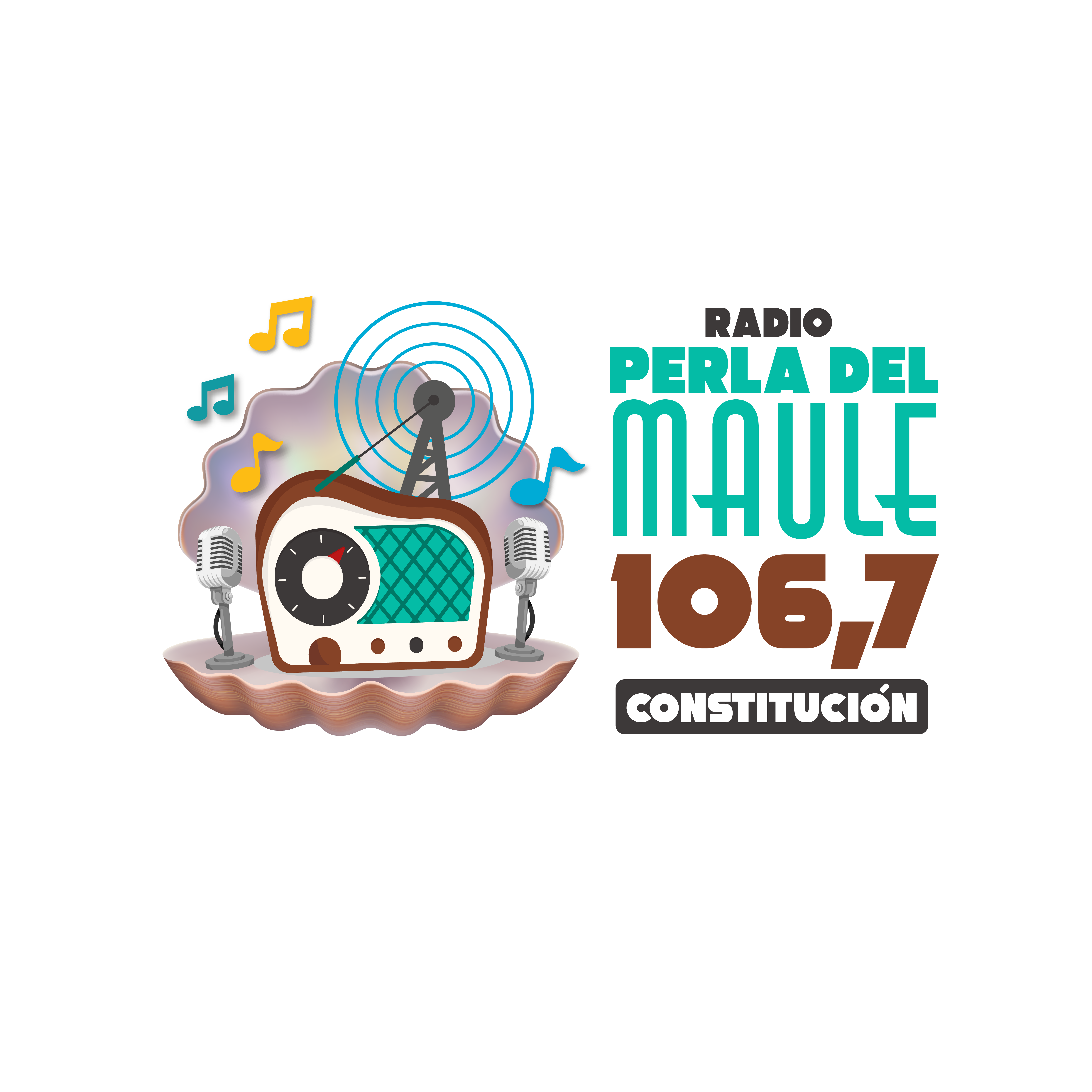 Logo Radio Perla del Maule Horizontal